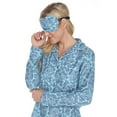 thumbnail image 4 of White Mark Women's Three-Piece Button-Down Pajama Set, 4 of 5