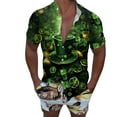 thumbnail image 3 of Mens Polos Shirts St. Patricks'S Day Short Sleeve 3D Printing Hawaii Tnak Top for Men,BK3,M, 3 of 6