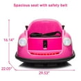 thumbnail image 6 of 12V Kids Bumper Car for Toddler w/ Remote Control 2 Speeds, Electric Baby Bumper Car Ride on Toys 360 Spin, 1.6 MPH Max, 6 of 7