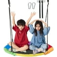 thumbnail image 1 of VEVOR Tree Swing 40In Saucer Swing 750lbs Weight Capacity 900D Oxford Multicolor, 1 of 9