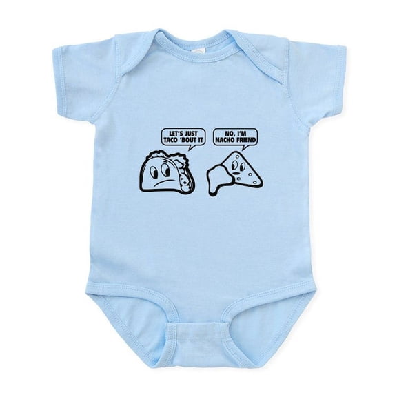 CafePress - Let's Just Taco 'Bout It Infant Bodysuit - Baby Light Bodysuit, Size Newborn - 24 Months