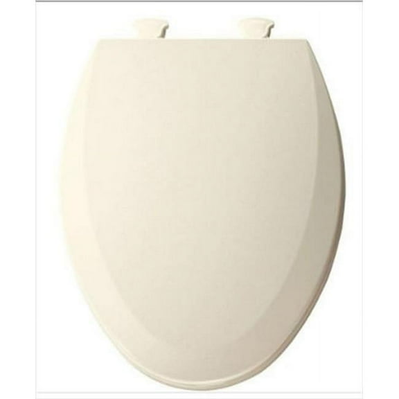 Lift-Off Elongated Closed Front Toilet Seat in Biscuit