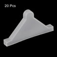 thumbnail image 3 of Uxcell PP Corner Protector Triangle 50x6mm for Ceramic, Glass, Metal Sheets Clear 20pcs, 3 of 6