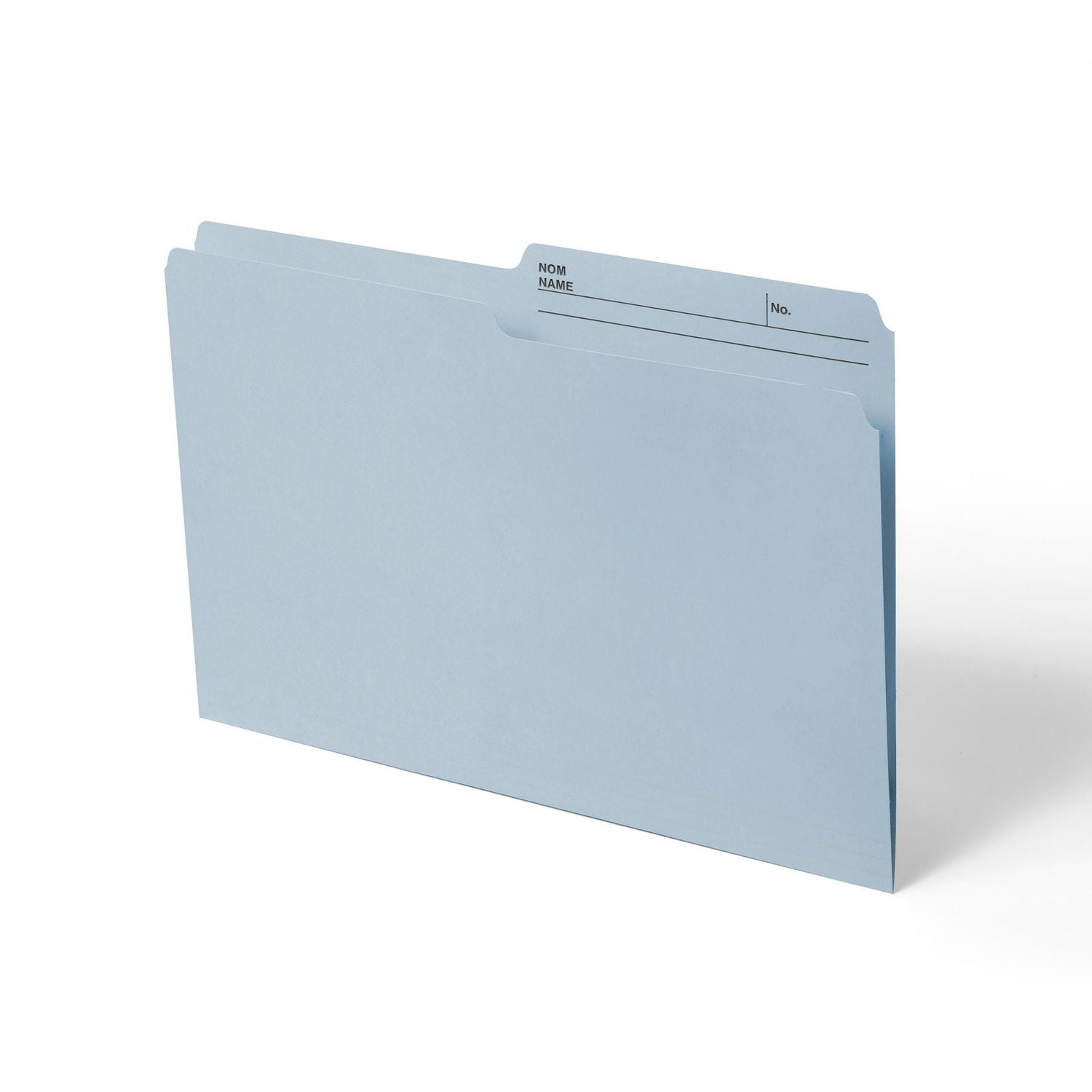 Continental Letter size File Folders. Teal colour, 12 count