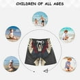 thumbnail image 6 of joogoo Kids Boys Swim Trunks America Eagle-t1 Beach Board Shorts Drawstring Swimsuit Kid Teen L, 6 of 6