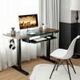 thumbnail image 2 of Costway 48'' Electric Sit to Stand Desk Adjustable Workstation w/ Keyboard Tray Black, 2 of 10