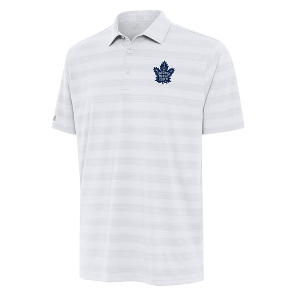 Men's Antigua White Toronto Maple Leafs Tunnel Polo