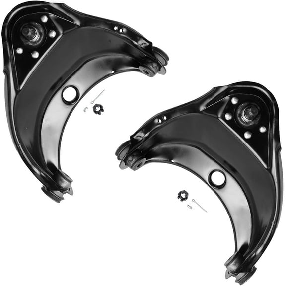 Detroit Axle - Front Control Arms for Chevy GMC C1500 C2500 Express Savana 1500 2500 Tahoe Yukon, 2 Upper Control Arms w/Ball Joints Assembly, Replacement Front Pair