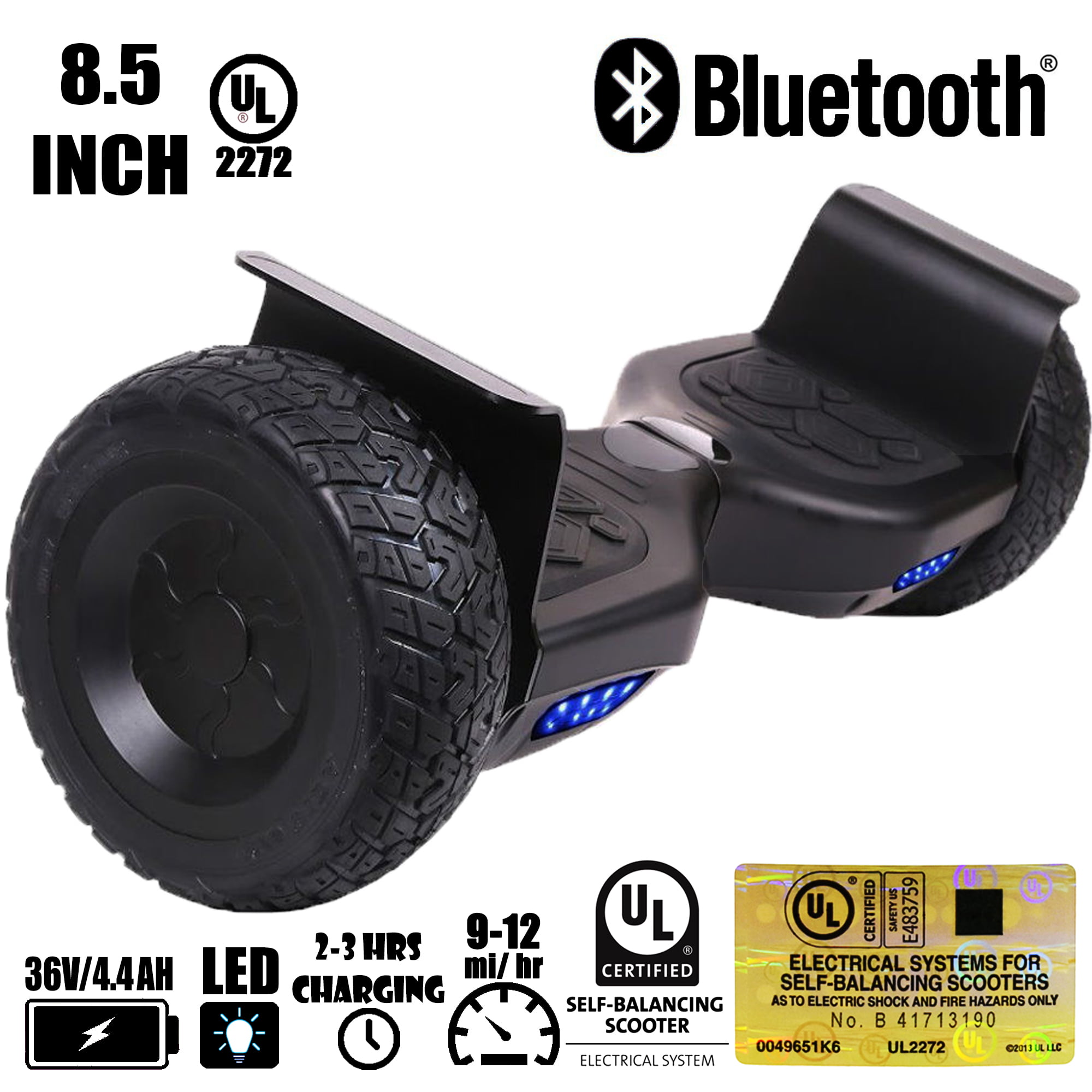 Hummer All Terrain Off Road 8.5'' Hoverboard Bluetooth  CE UL2272 APP ENABLED 