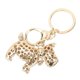 thumbnail image 3 of Puppy Keychain Shiny Rhinestone Innovative Cute Hand Made Metal Key Fob for Bags Backpacks Decorative Pendant Gifts, 3 of 3