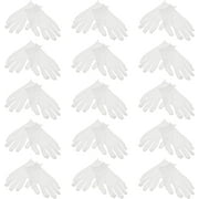 Cotton Gloves Moisturizing Gloves 15 Pairs Moisturizing Cotton Gloves Inspection Gloves Eczema Gloves Dry Hands Gloves Bedtime Cosmetic Gloves for Men Women Cotton Gloves White Gloves