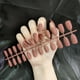thumbnail image 1 of 24 Piezas DIY Salvador Ballet Mujeres Uñas Postizas Cubierta de Puntas para Salón de Uñas Piel profunda, 1 of 4