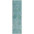 thumbnail image 2 of Addison Rugs Chantille Indoor/Outdoor Transitional Border Teal Machine Washable Runner Rug, 2'3" x 7'6", 2 of 7