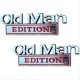 thumbnail image 1 of 2 Emblemas de Coche Old Man Edition, Pegatinas Metálicas 3D, Emblemas de Coche Old Man Addition, Adhesivos Impermeables y Antioxidantes B, 1 of 5
