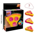 thumbnail image 2 of Squishy Toy, Novelty Pizza Slice Slow Rising Squeeze Stress Relief, Cute Food Shaped Fidget Sensory Play, Party Favor Gift Desk Decoration for Kids Teens Foodie Fun, 2 of 5