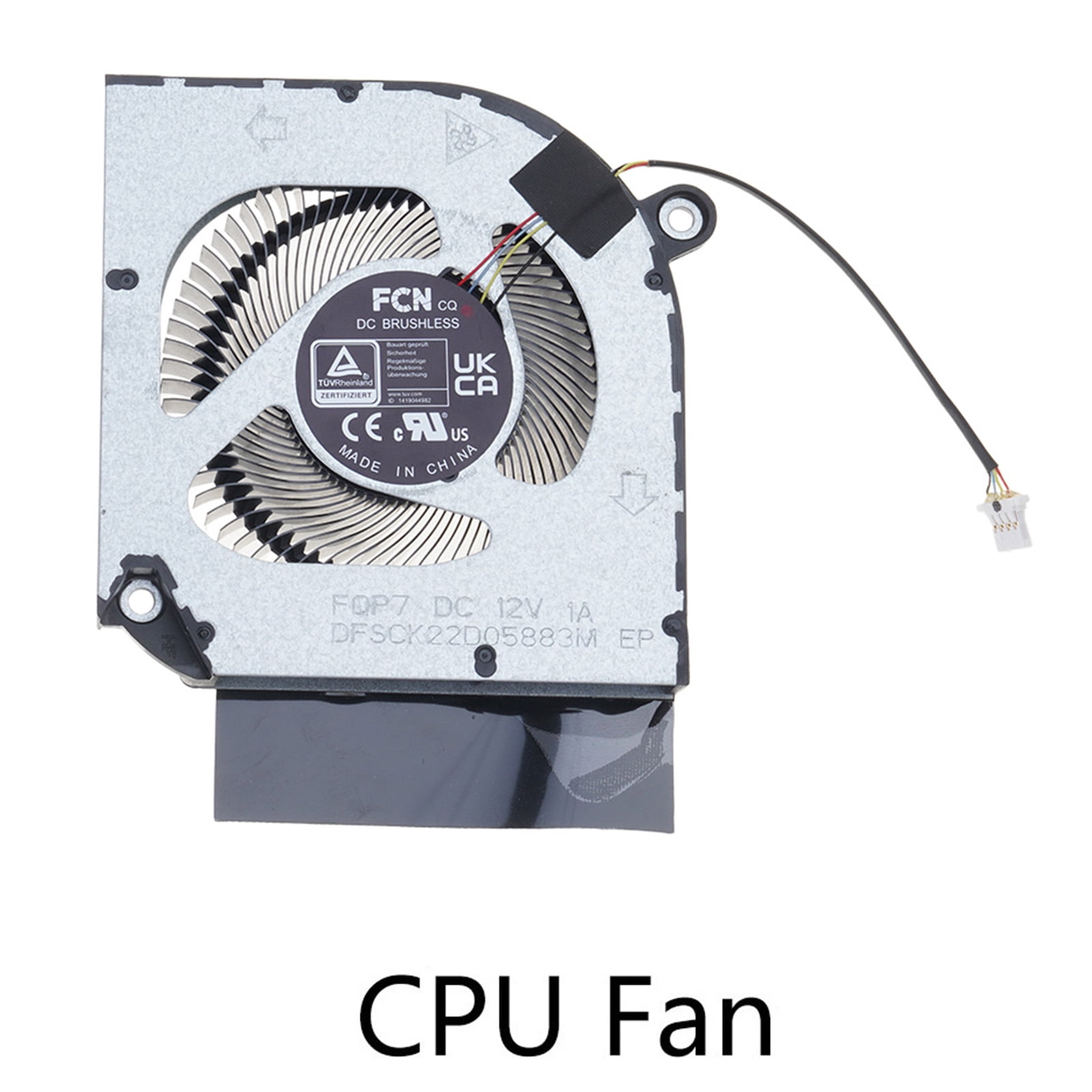 CPU GPU Radiator DC12V 1A 4pin Laptop Cooler Fan For 5 N22C1 AN515-58 N20C11 PH317-55 Laptop Cooling Fan