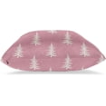 thumbnail image 3 of Christmas Pillow Covers 18x18 Set of 2, Pink Chirstmas Tree Decorations Throw Pillow Covers Outdoor Winter Holiday Farmhouse Xmas Cushion Case Linen Square for Home Couch Sofa, 3 of 6
