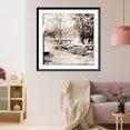 thumbnail image 3 of Historic Framed Print, Petersburg Virginia (vicinity). Mill dam on Appomattox River, 17-7/8" x 21-7/8", 3 of 9