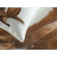 thumbnail image 4 of Boxer Dog Bedspread, Funny Playful Puppy Lying on His Back Resting His Paws, Decorative Quilted 3 Piece Coverlet Set with 2 Pillow Shams, Queen Size, Caramel Brown, by Ambesonne, 4 of 5