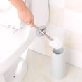thumbnail image 3 of IXO Escobilla y Soporte para Inodoro, Mango Largo de Acero, Escobilla para Inodoro para baño, ergonómico,, 3 of 5
