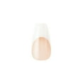 thumbnail image 5 of KISS Salon Acrylic Medium Coffin Press-On Nails with Glue, White French, 28 Pieces, 5 of 8