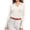 *White, variant on Long Sleeve V Neck Shirts For Womens,Lightweight Fall Blouse,Casual Tunic Tops Beige,Womens Plus M
