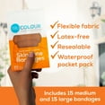 thumbnail image 5 of TruColour Skin Tone Bandages, Flexible Fabric, Resealable Bag - Brown, 30 Count, 1 Pack, 5 of 10