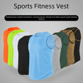 thumbnail image 3 of Chaleco deportivo de secado rápido para maratón de verano, chaleco sin mangas para hombre, chaleco holgado para correr, entrenar, baloncesto y fitness, 3 of 6