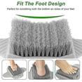 thumbnail image 4 of Foot Brush Shower 35 * 23cm Feet Shower Brush Foot Care Gray Shower Foot Scrubber With Suction Cups, 4 of 5