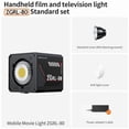 thumbnail image 2 of 60W/35W LED Video Light Bi-color COB Light 8 Light Effects For YouTube Photography, 2 of 8