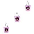 thumbnail image 1 of Guardurnaity Bolso de lona de poliéster para Cool Black Girl - Exquisita artesanía Bolsos compactos resistentes al desgarro hl2114 Type1 NO1, 1 of 6