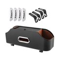 thumbnail image 2 of Organizador para reposacabezas de coche con 2 portavasos, duradero y ordenado, universal Negro, 2 of 9