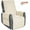 Ivory, variant on 30inch Recliner Slipcovers Waterproof Sofa Cover Recliner Chair Cover Quilting Craft Anti-slip Suitable For Pets Indoor Bedroom Office Living Room Home Décor,Ivory