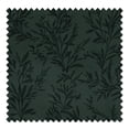 thumbnail image 3 of TWOPAGES Faux Linen Drape 84 X 108 Inches Long 1 Panel Light Filtering Pinch Pleat Leaves Print Curtain for Living Room, Denim, 3 of 6