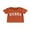 Brown Bubba, variant on Xingqing Toddler Baby Boy Girl Cotton T-Shirt Tops Short Sleeve Summer Brother Sister Matching Outfits Clothes