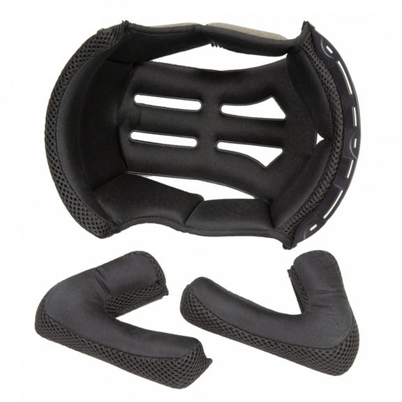 Fulmer 400 Cruz Helmet Cheekpads & Inner Liner Pad Set Black 3XL