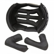 Fulmer 400 Cruz Helmet Inner Liner Pad Set Black 3XL