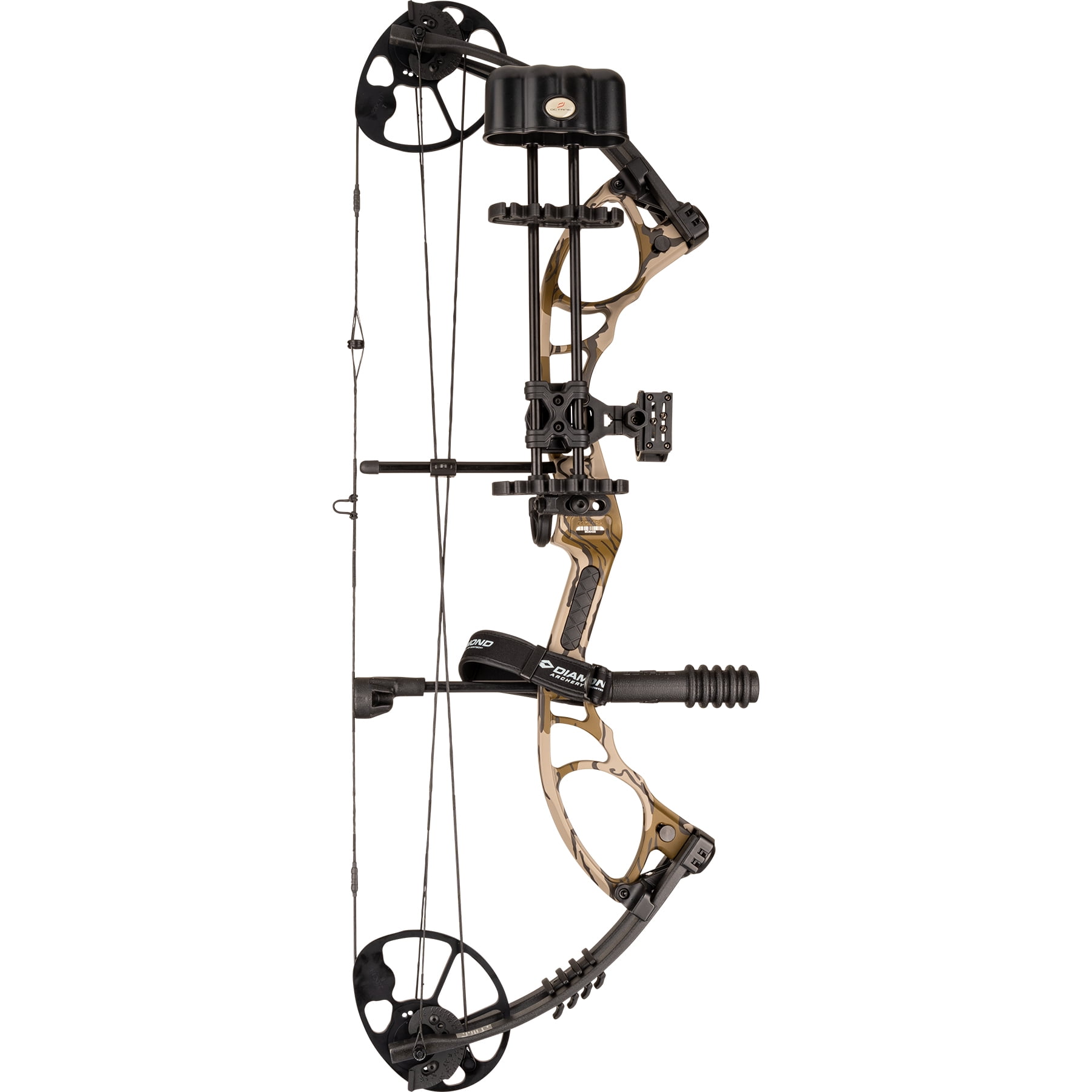 DIAMOND ARCHERY Edge XT RH Mossy Oak Bottomland Compound Bow With Package (A14807)
