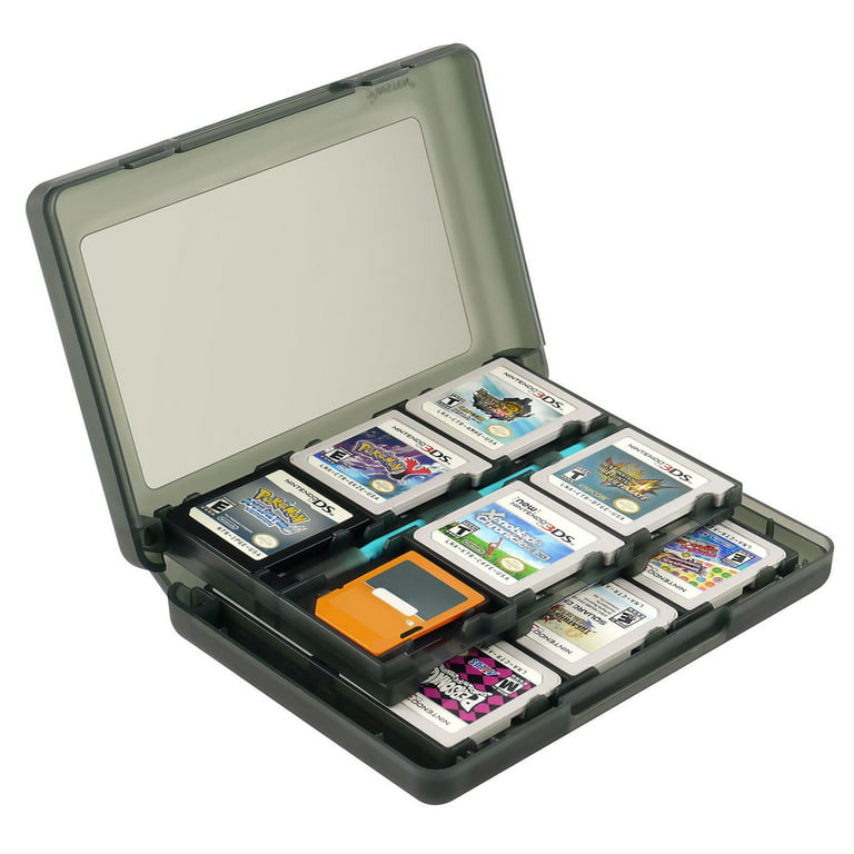 24-in-1 Game Card Case for Nintendo NEW 3DS / 3DS / DSi / DSi DSi LL / 3DS XL LL / DS / DS Lite NDS Game Storage Holder Smoke - Walmart.com