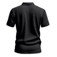 thumbnail image 6 of Kovlvoll Shirts for Men Summer Lightweight Casual Solid Color Button V Neck Short Sleeve T Shirt, 6 of 7