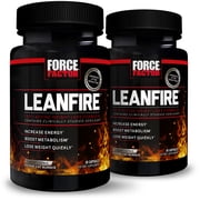 (2 pack) (2 pack) Force Factor LeanFire Fast-Acting Weight Loss Supplement, 700 mg, 30 Capsules