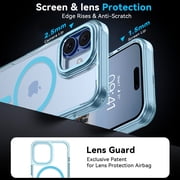 BENTOBEN Iphone 17 Case with Magnetic 6.3 Clear Tpu Pc Anti Slip Full Protective Case, Precision Cut Magnetic Phone Case, Strong Magnetic Suction Case for Iphone 17