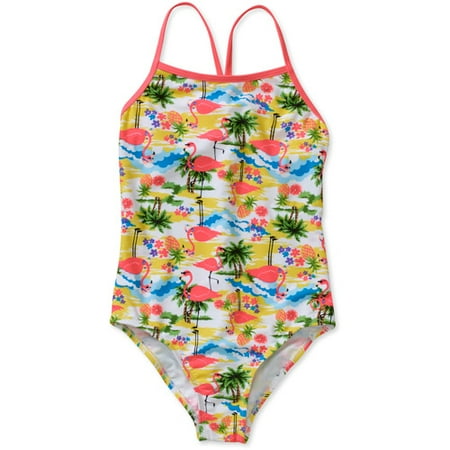 Op Girls Value 1 Pc- Flamingo Luau
