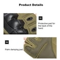 thumbnail image 4 of Guantes de tiro de dedo completo para hombres, diseño táctil, Protección deportiva, Fitness, motocicleta, caza, senderismo, guantes militares tácticos, 4 of 4