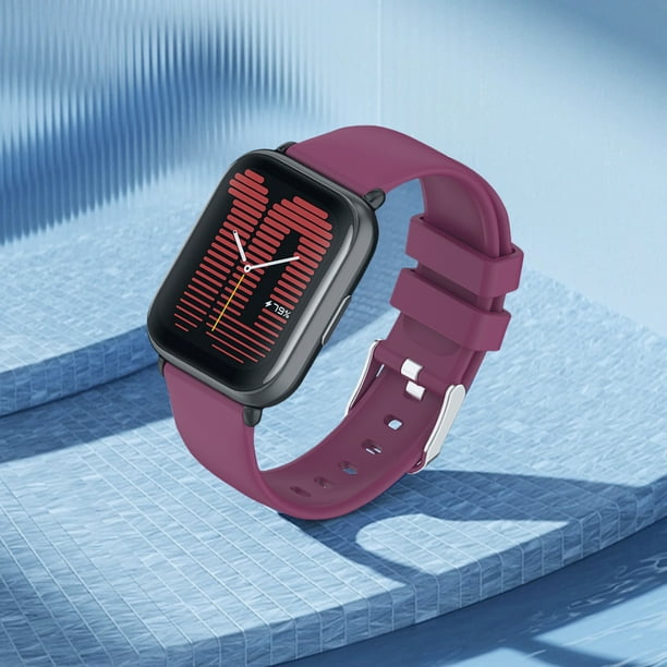 Correa de silicona de 20mm para reloj Amazfit Bip 3 Pro Bip 3 Bip U Bip Bip Lite Walmart en linea