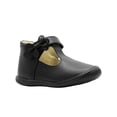 thumbnail image 1 of Zapato Escolar Para Niña Piel Negro Plantilla Arco Soporte negro 14, 1 of 9