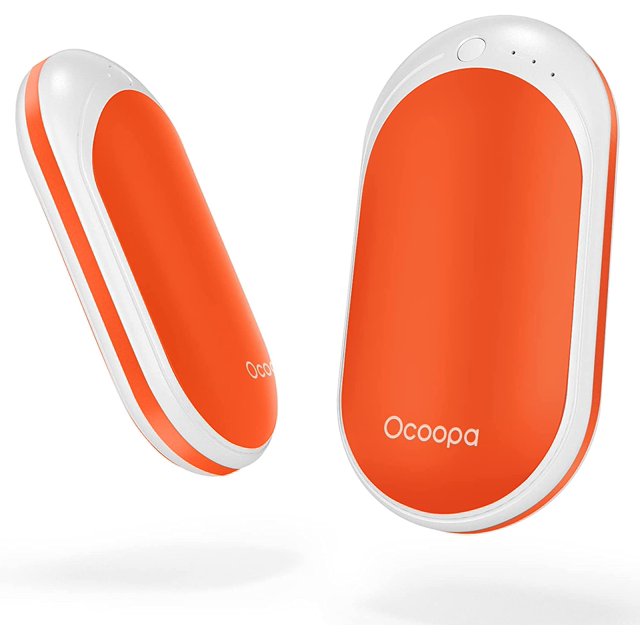 OCOOPA Calentadores de manos recargables, 1 paquete de 5200 mAh calentador de bolsillo eléctrico portátil, terapia de calor ideal para Raynauds, caza, golf, camping, regalos para mujeres y hombres