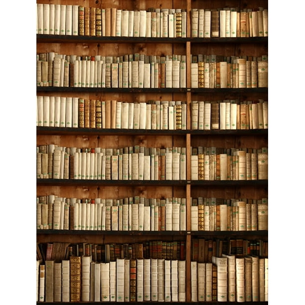 Hellodecor Polyester Fabric 5x7ft Bookshelf Backdrop Book Background Photography Backdrop Newborn Photography Props Pictures Backdrop Walmart Com