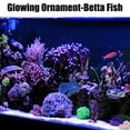 thumbnail image 3 of Unique Bargains Aquarium Artificial Betta Fish Ornament Glowing Simulation Animal Decoration with Suction Cup Blue, 3 of 6