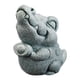 thumbnail image 2 of Estatua de mascota de té de animal pequeño, artesanía de piedra decorativa, regalo para figura de animal de té Cocodrilo, 2 of 9
